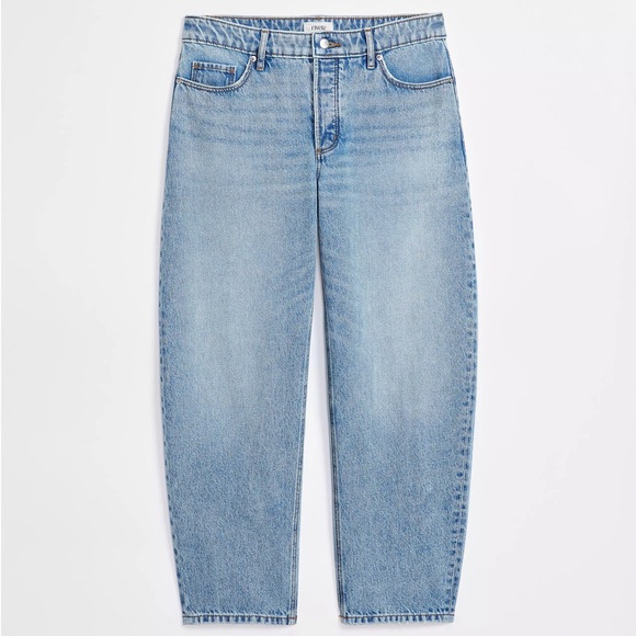 NWT Loft Rivete Mid Rise Barrel Jeans - Picture 4 of 7